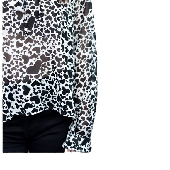 NWT Elan Blake Long Sleeve Blouse - Picture 4 of 12